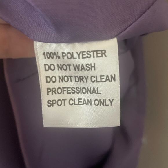 Purple Sheath/Column One Shoulder Floor-Length Chiffon Evening Dress. - Picture 10 of 15